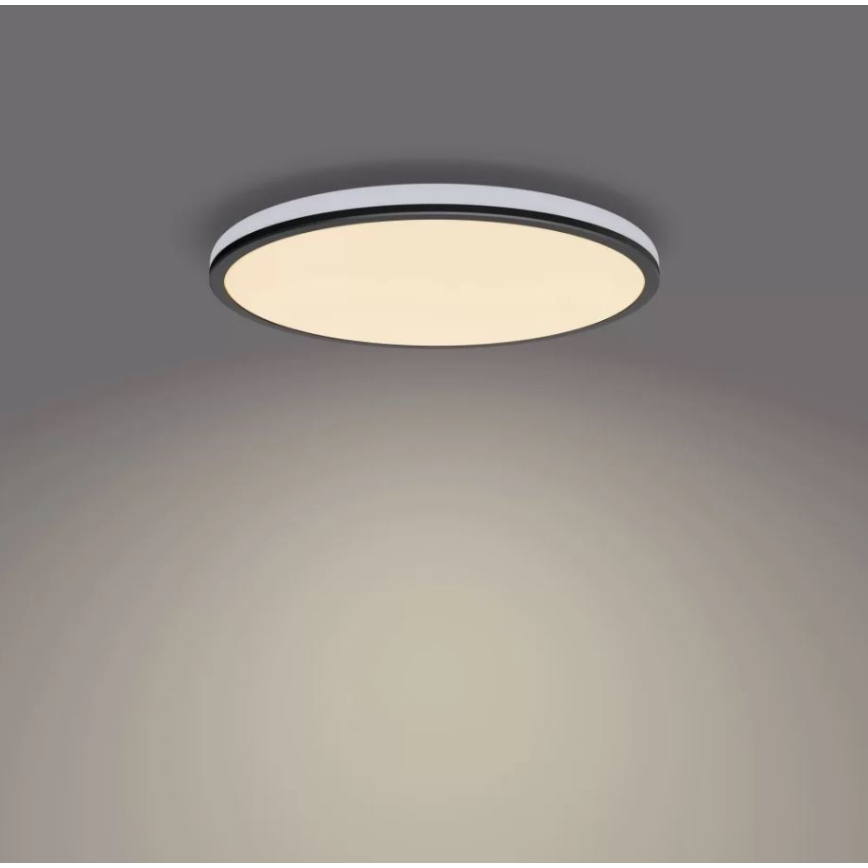 Philips - LED Dimbar taklampa SCENE SWITCH LED/18W/230V diameter 30 cm 2700K svart