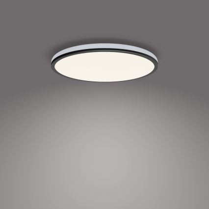 Philips - LED Dimbar taklampa SCENE SWITCH LED/18W/230V diameter 30 cm 4000K svart
