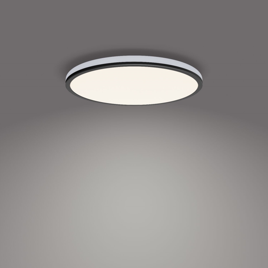 Philips - LED Dimbar taklampa SCENE SWITCH LED/18W/230V diameter 30 cm 4000K svart