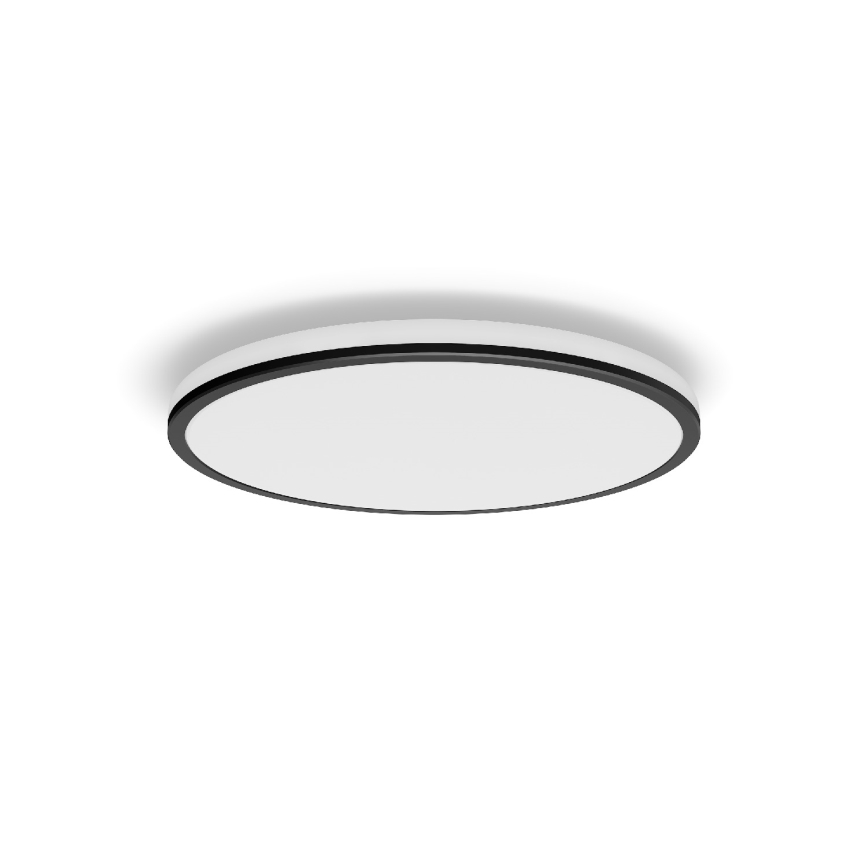 Philips - LED Dimbar taklampa SCENE SWITCH LED/18W/230V diameter 30 cm 4000K svart