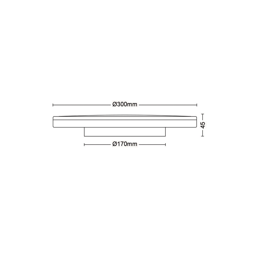 Philips - LED Dimbar taklampa SCENE SWITCH LED/18W/230V diameter 30 cm 4000K vit