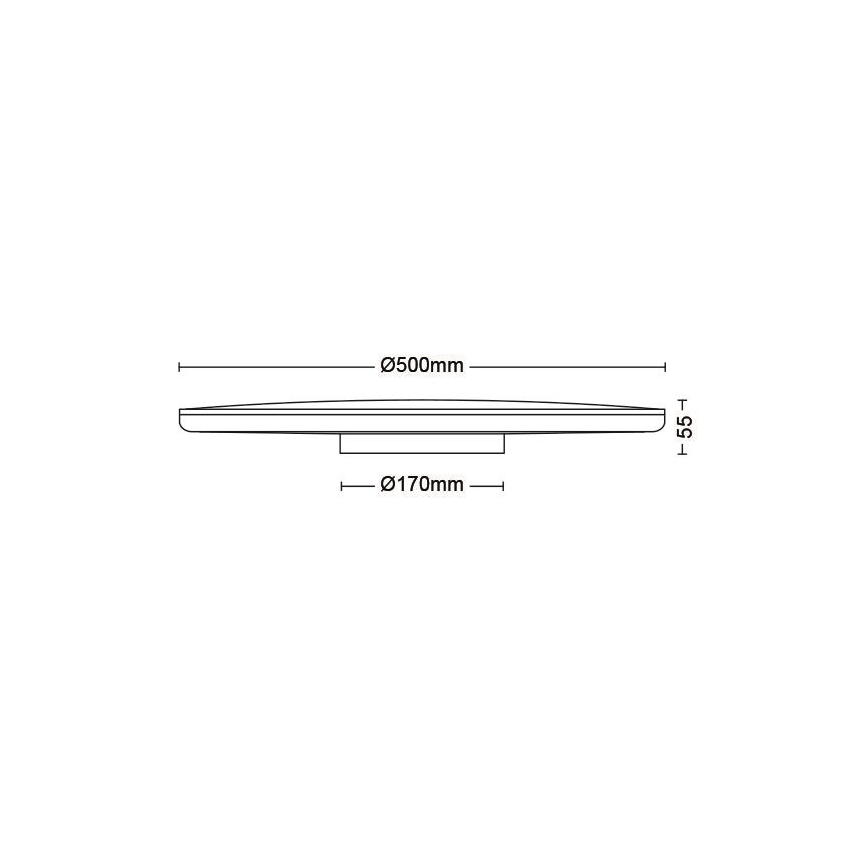 Philips - LED Dimbar taklampa SCENE SWITCH LED/36W/230V diameter 50 cm 4000K vit