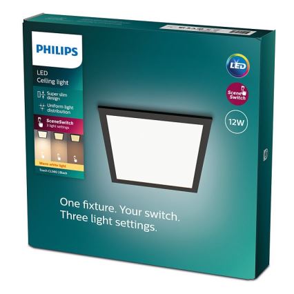 Philips - LED Dimbar taklampa SCENE SWITCH LED/12W/230V 2700K