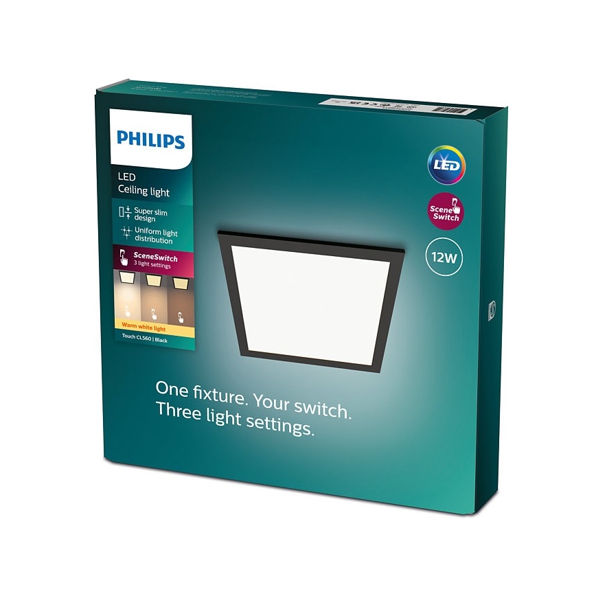 Philips - LED Dimbar taklampa SCENE SWITCH LED/12W/230V 2700K