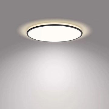 Philips - LED Dimbar taklampa SCENE SWITCH LED/18W/230V diameter 30 cm 4000K svart