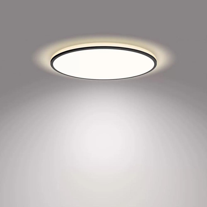 Philips - LED Dimbar taklampa SCENE SWITCH LED/18W/230V diameter 30 cm 4000K svart