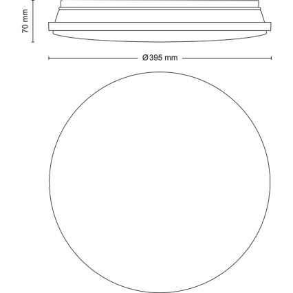 Philips - LED Dimbar taklampa LED/24W/230V 2700-6500K + fjärrkontroll