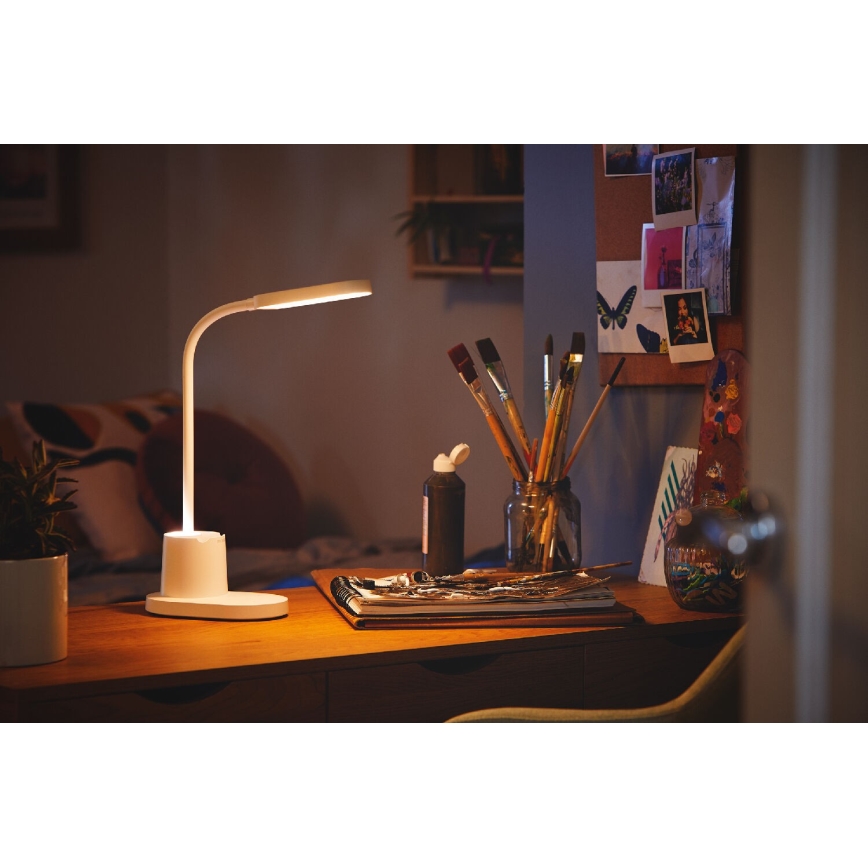 Philips - LED Dimbar touch bordslampa BUCKET LED/7W/5V 3000/4000/5700K CRI 90