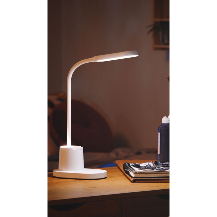 Philips - LED Dimbar touch bordslampa BUCKET LED/7W/5V 3000/4000/5700K CRI 90