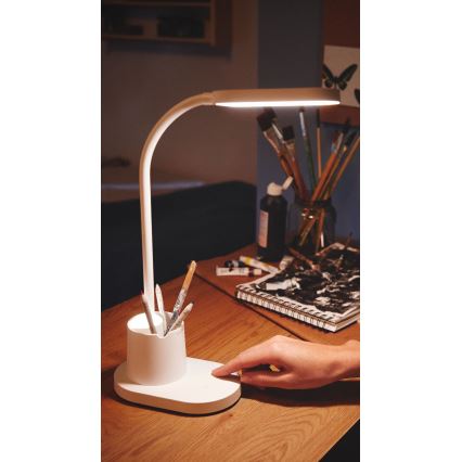Philips - LED Dimbar touch bordslampa BUCKET LED/7W/5V 3000/4000/5700K CRI 90
