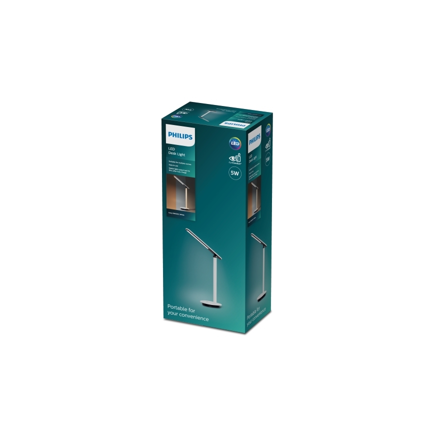 Philips - LED Dimbar touch bordslampa ROCK LED/5W/5V 1800mAh