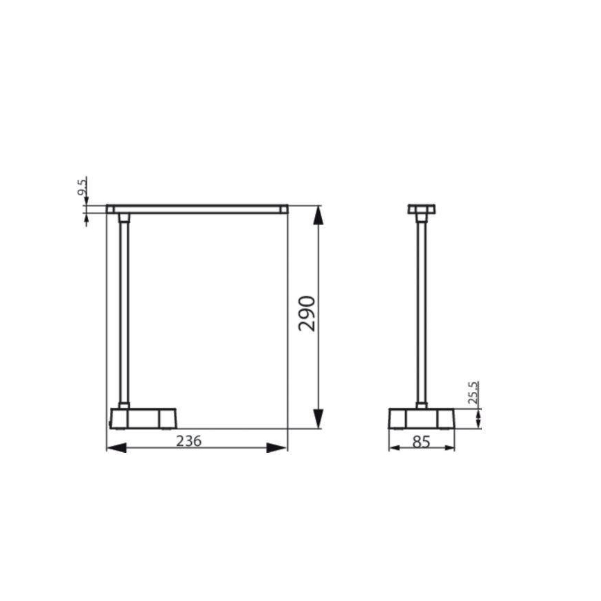 Philips - LED Dimbar touch bordslampa TILPA LED/5W/5V