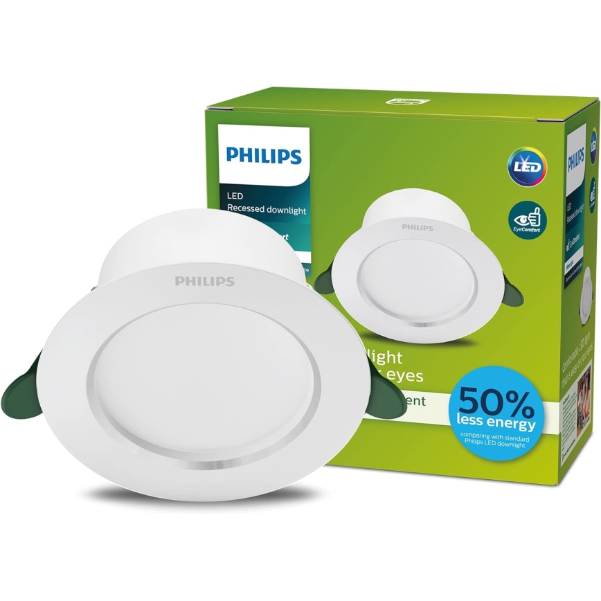 Philips - LED infälld belysning LED/6,5W/230V 4000K