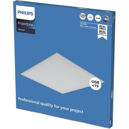 Philips - LED infälld belysning PROJECTLINE LED/36W/230V 59,5x59,5 cm