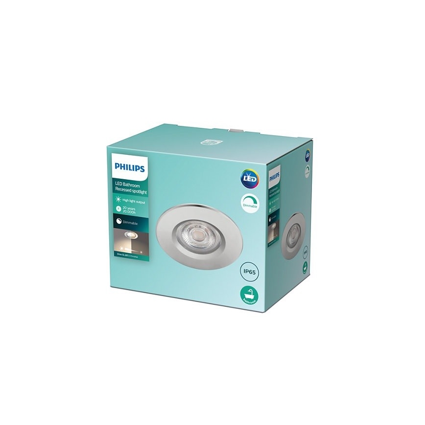 Philips - LED ljusreglerad badrum hängande takklampa  DIVE 1xLED/5W/230V IP65