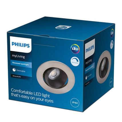 Philips - LED ljusreglerad badrumslampa  ABROSA 1xLED/9W/230V IP44
