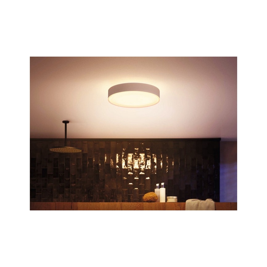 Philips - LED ljusreglerad badrumslampa  Hue DEVERE LED/33,5W/230V IP44 diameter  425 mm 2200-6500K + fjärrkontroll
