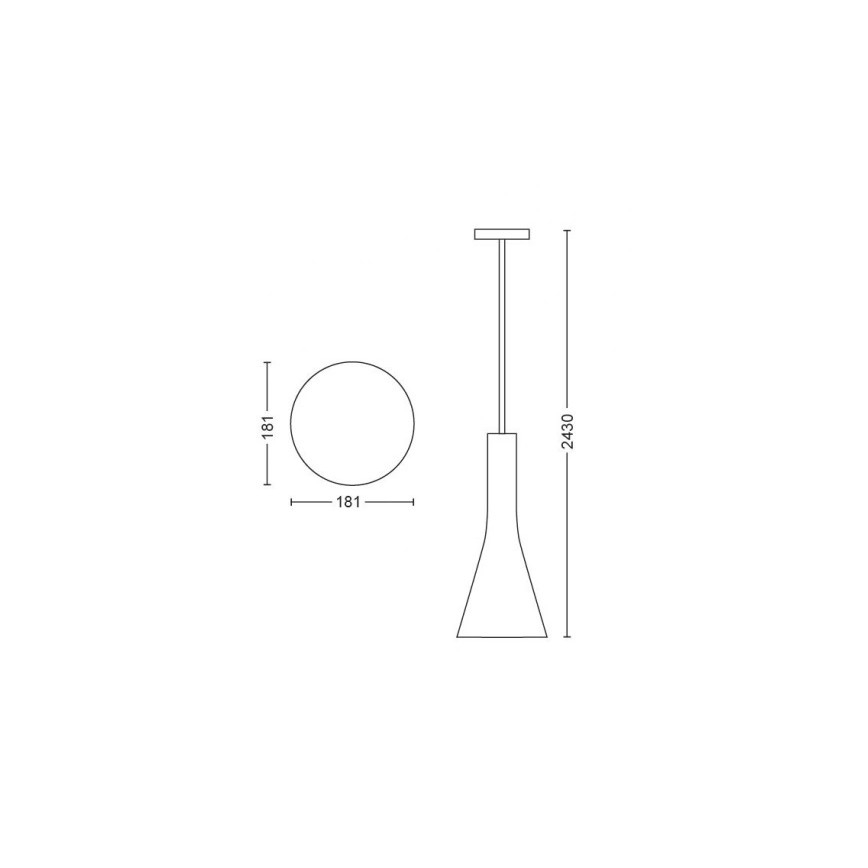 Philips - LED ljusreglerad Ljuskrona med upphängningsrem  Hue EXPLORE 1xE27/6W/230V 2200-6500K