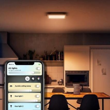 Philips - LED ljusreglerad taklampa  Hue LED/19W/230V 2200-6500K + fjärrkontroll
