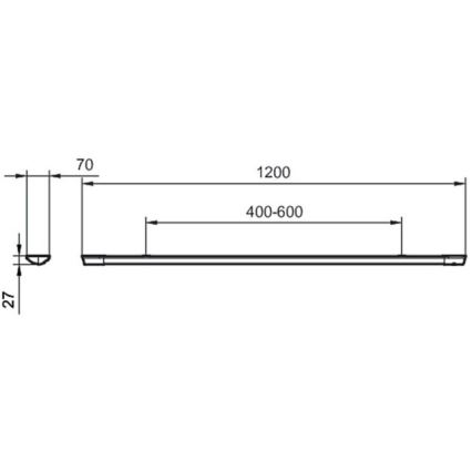 Philips - LED lampa för undersidan av köksskåp PROJECTLINE LED/30W/230V