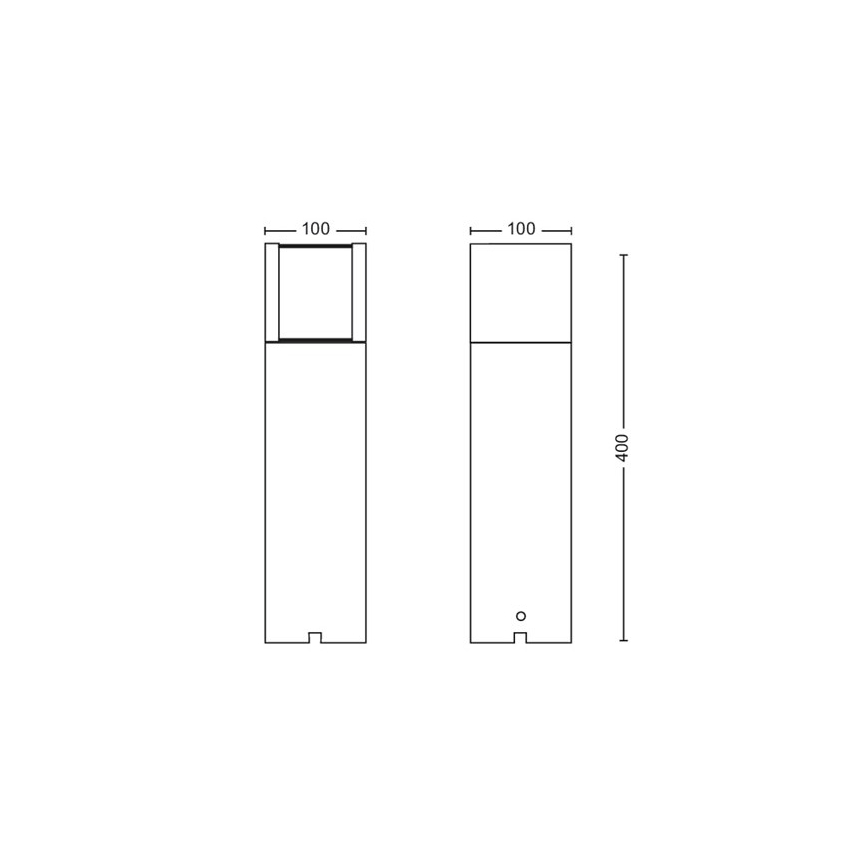 Philips - LED-lampa för utomhusbruk LED/6W/12V 2700K IP44