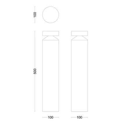 Philips - LED-lampa för utomhusbruk LAVEN LED/6W/230V 4000K IP44