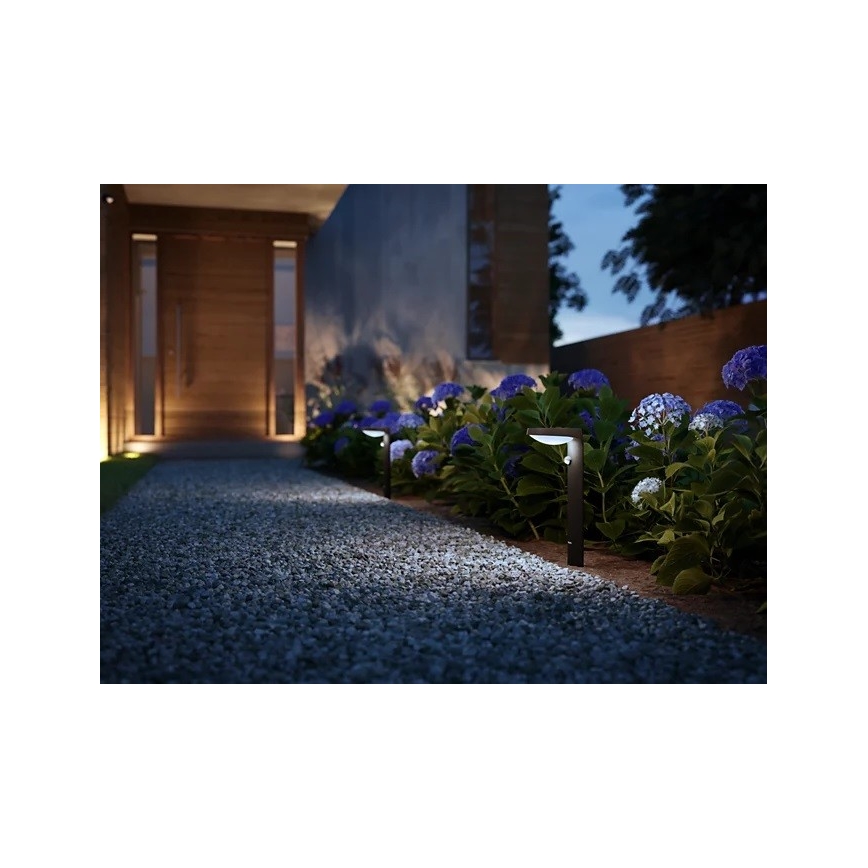 Philips - LED-lampa för utomhusbruk med en sensor LED/9W/230V 4000K IP44