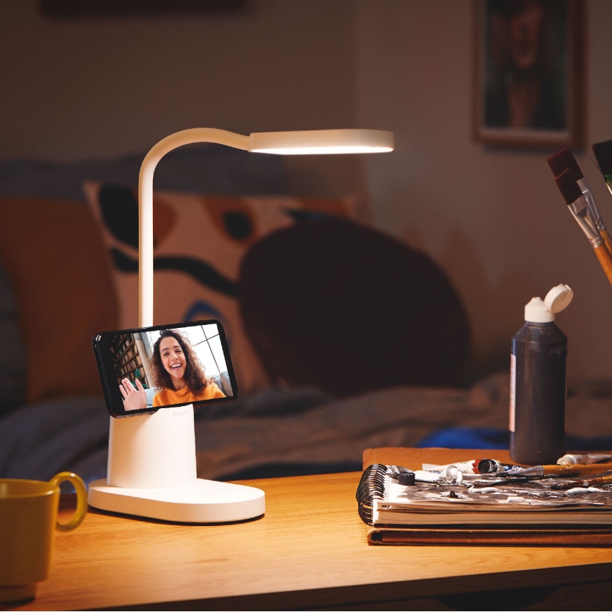Philips - LED ljusreglerad bordslampa touch BUCKET LED/7W/5V 1800 mAh 3000/4000/5700K CRI 90