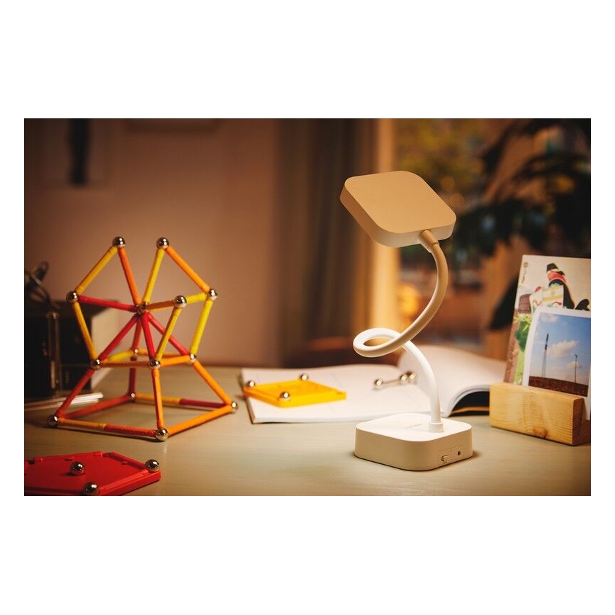 Philips - LED ljusreglerad bordslampa touch ROCK LED/5W/5V 1800 mAh