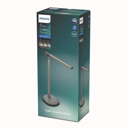 Philips - LED ljusreglerad bordslampa touch SWORD LED/12W/230V 2700/4000/6500K CRI90