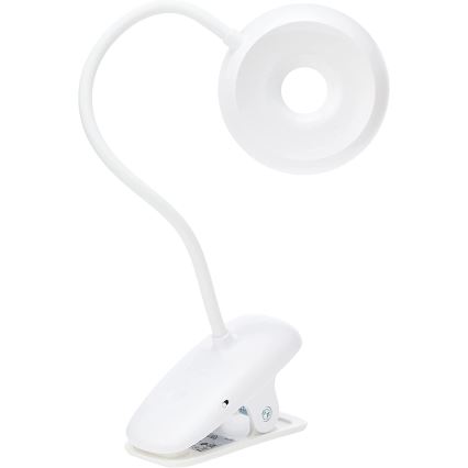 Philips - LED ljusreglerad lampa med klämma DONUTCLIP LED/3W/5V 1200 mAh CRI 90 vit