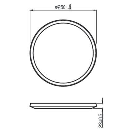 Philips - LED ljusreglerad utomhusbelysning SUPERSLIM SCENE SWITCH LED/15W/230V IP54 svart