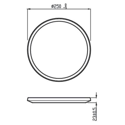 Philips - LED ljusreglerad utomhusbelysning SUPERSLIM SCENE SWITCH LED/15W/230V IP54 vit