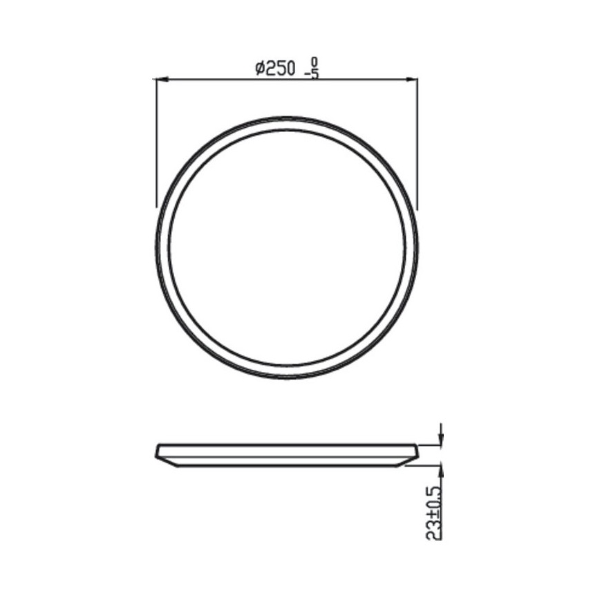 Philips - LED ljusreglerad utomhusbelysning SUPERSLIM SCENE SWITCH LED/15W/230V IP54 vit
