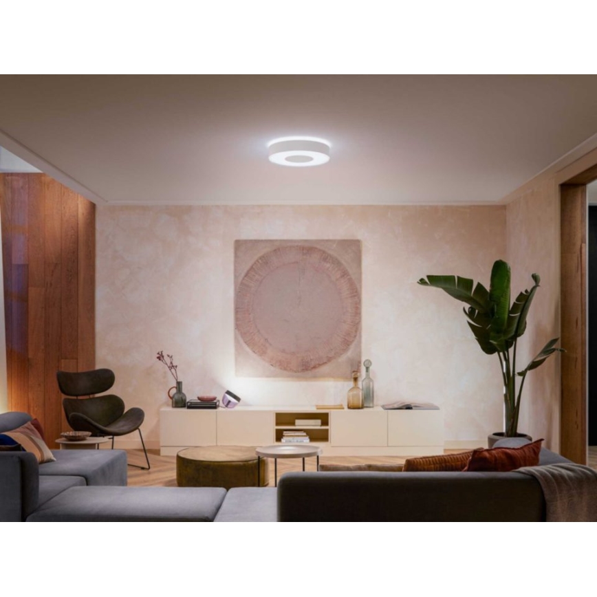 Philips - LED RGB ljusreglerad badrumslampa  Hue XAMENTO LED/52,5W/230V IP44 diameter  425 mm 2000-6500K