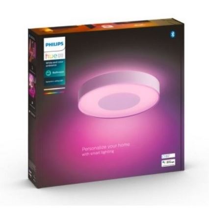 Philips - LED RGB ljusreglerad badrumslampa  Hue XAMENTO LED/52,5W/230V IP44 diameter  425 mm 2000-6500K