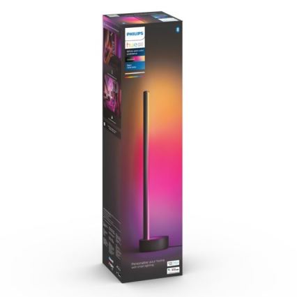 Philips - LED RGB ljusreglerad bordslampa  Hue SIGNE LED/12W/230V 2000-6500K svart