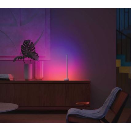 Philips - LED RGB ljusreglerad bordslampa  Hue SIGNE LED/12W/230V 2000-6500K vit