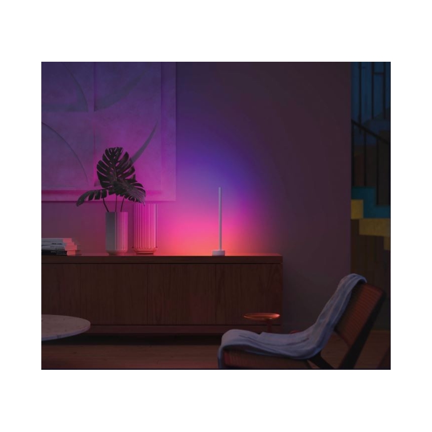 Philips - LED RGB ljusreglerad bordslampa  Hue SIGNE LED/12W/230V 2000-6500K vit