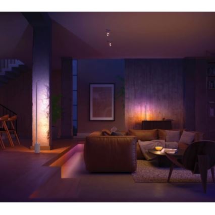 Philips - LED RGB ljusreglerad bordslampa  Hue SIGNE LED/12W/230V 2000-6500K vit