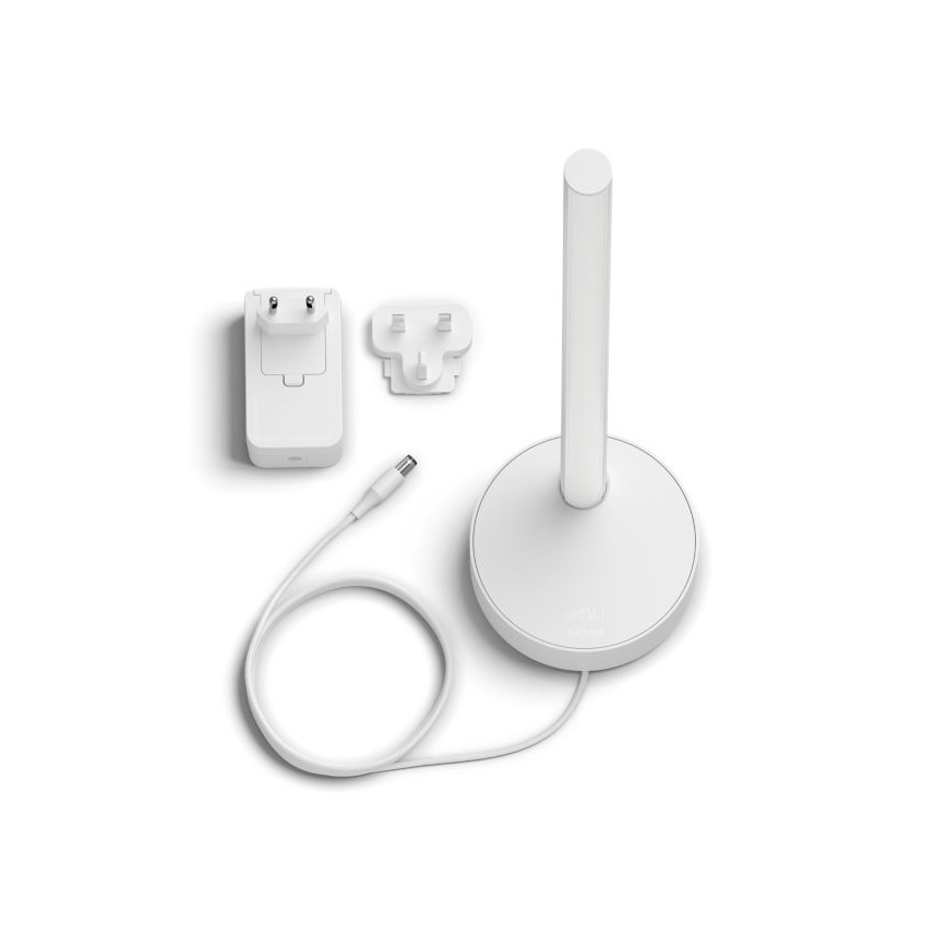 Philips - LED RGB ljusreglerad bordslampa  Hue SIGNE LED/12W/230V 2000-6500K vit
