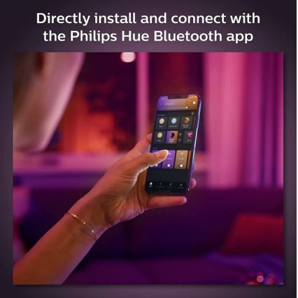 Philips - LED RGB ljusreglerad ljuskrona på snöre För skensystem Hue PERIFO LED RGB/5,2W/24V 2000-6500K