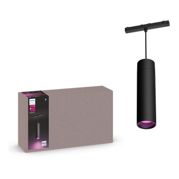Philips - LED RGB ljusreglerad ljuskrona på snöre För skensystem Hue PERIFO LED RGB/5,2W/24V 2000-6500K