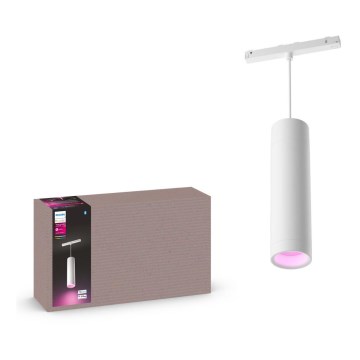 Philips - LED RGB ljusreglerad ljuskrona på snöre För skensystem Hue PERIFO LED RGB/5,2W/24V 2000-6500K