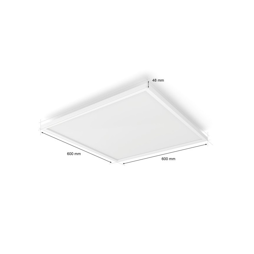 Philips - LED RGB Ljusreglerad panel Hue White And Color Ambiance LED/60W/230V 2000-6500K