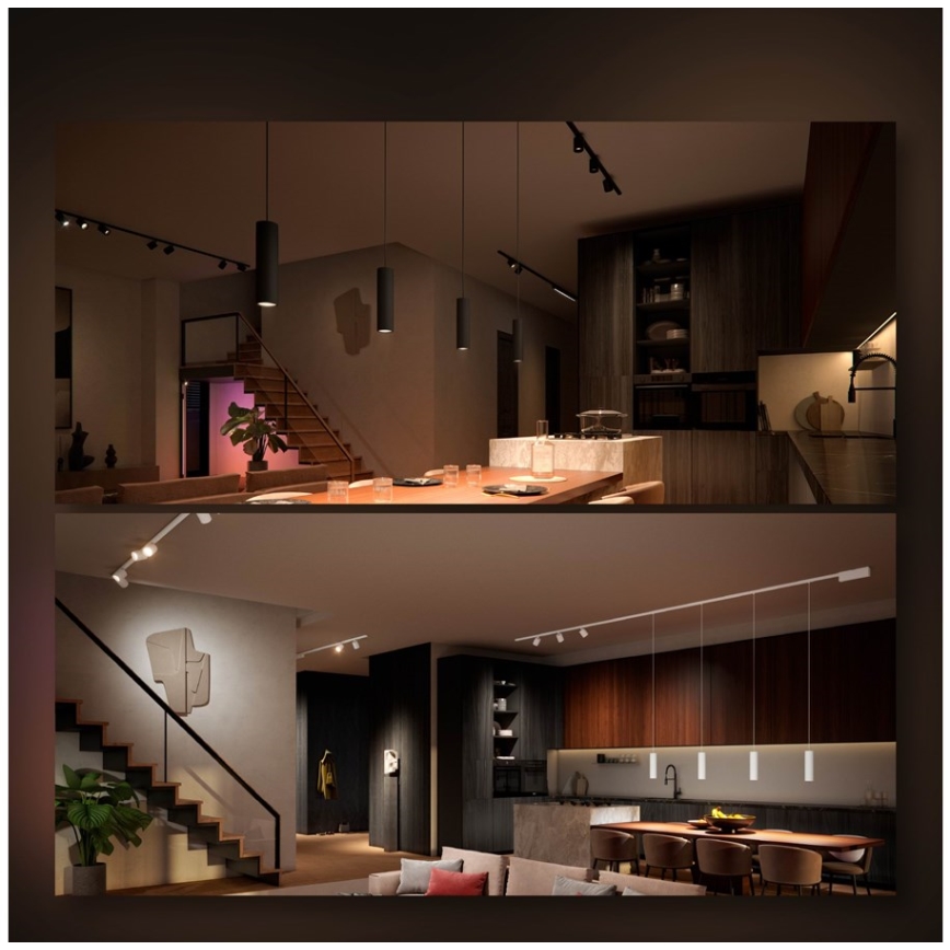 Philips - LED RGB ljusreglerad spotlight För skensystem Hue PERIFO LED RGB/5,2W/24V 2000-6500K