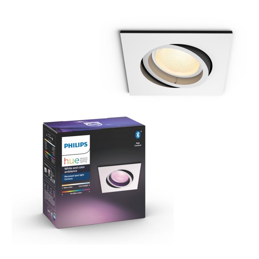Philips - LED RGB Ljusreglerad upphängd taklampa Hue CENTURA 1xGU10/5,7W/230V