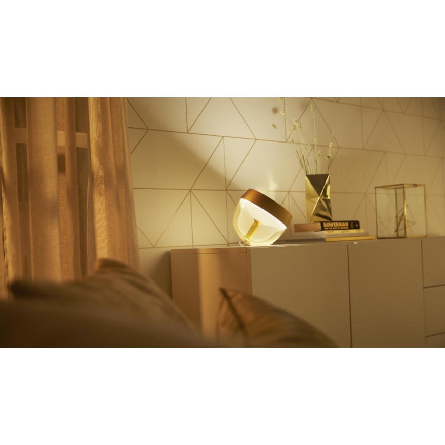 Philips - LED RGB Skrivbordslampa Hue IRIS LED/10W/230V guld