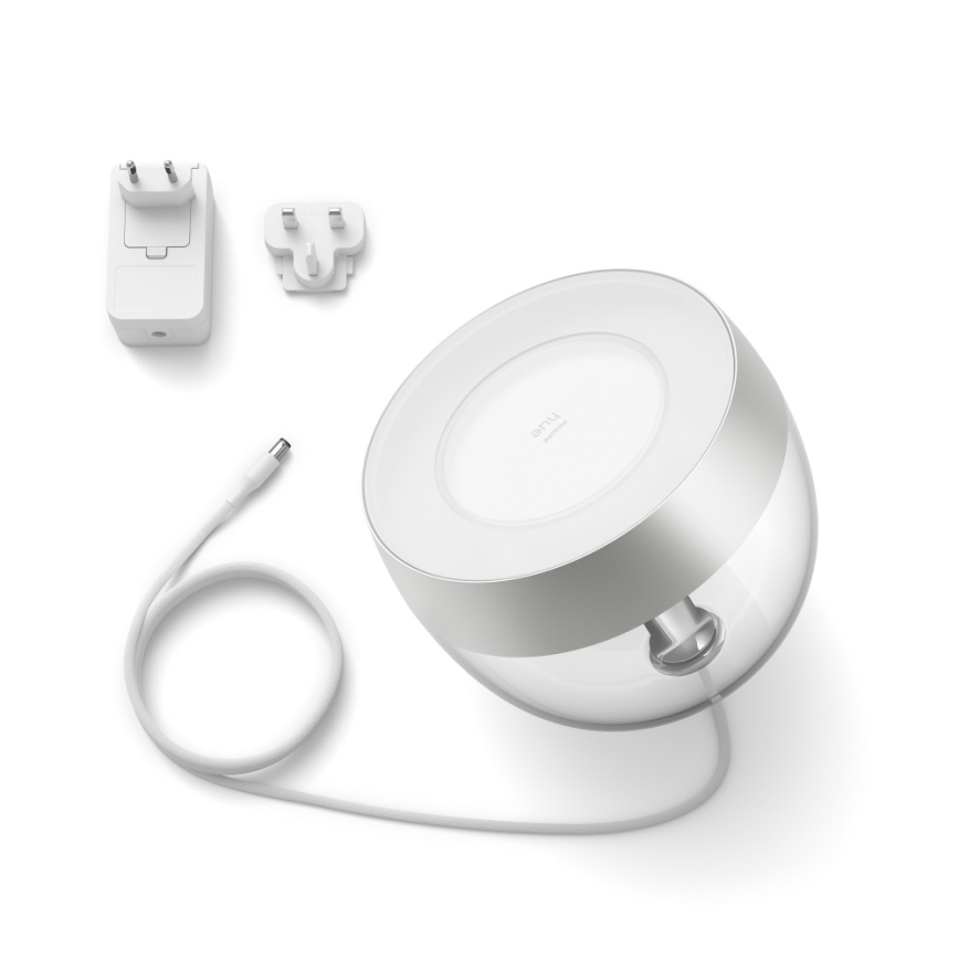 Philips - LED RGB Skrivbordslampa Hue IRIS LED/10W/230V silver