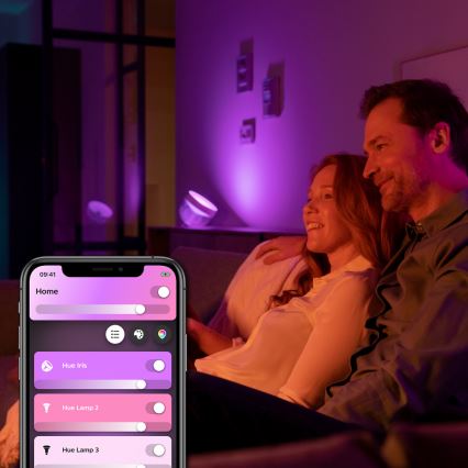 Philips - LED RGB Skrivbordslampa Hue IRIS LED/10W/230V svart